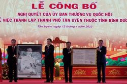 Thành lập thành phố Tân Uyên thuộc tỉnh Bình Dương