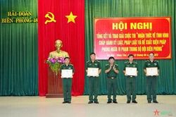 Hải đoàn Biên phòng 18: Nâng cao nhận thức về chấp hành kỷ luật, pháp luật cho cán bộ, chiến sĩ