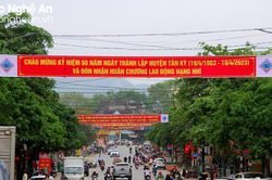 Huyện Tân Kỳ nô nức chỉnh trang chào mừng 60 năm ngày thành lập