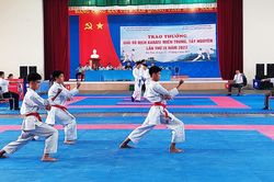 Khai mạc Giải Vô địch Karate Miền Trung - Tây Nguyên 2023