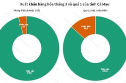 Cà Mau: Thủy sản là trụ cột xuất khẩu hàng hóa của tỉnh trong quý 1