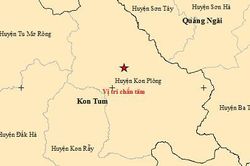 Kon Tum lại xảy ra động đất