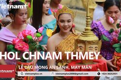 Tái hiện Lễ Chol Chnam Thmey, cầu mong an lành và may mắn