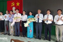 Ông Đào Xuân Hồng được bầu giữ chức Chủ tịch Ủy ban MTTQ Việt Nam huyện Trảng Bom