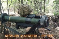 RGW-90 Matador - Uy lực súng phóng lựu không giật