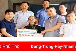Trao sổ tiết kiệm trị giá 30 triệu đồng cho hoàn cảnh khó khăn