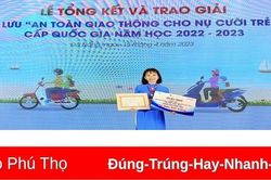 Cô Hoàng Thị Bích Thảo giành giải Nhì toàn quốc 'An toàn giao thông cho nụ cười trẻ thơ'