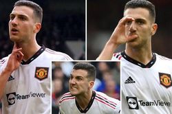 Dalot gây 'lú' với 5 kiểu ăn mừng khác nhau trong một bàn thắng vào lưới Nottingham