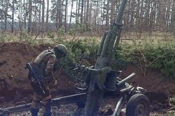Súng cối liên thanh của Nga nhả đạn liên hồi vào mục tiêu Ukraine