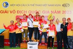 Vòng 1 giải vô địch câu cá thể thao toàn quốc 2023 diễn ra tại Đồng Nai