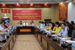 Hội thảo bình đẳng giới trong lĩnh vực chính trị