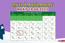 Lịch âm 18/4 – Âm lịch hôm nay 18/4 chính xác nhất - lịch vạn niên 18/4/2023