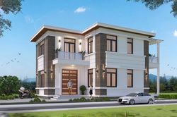 Mê mẩn những mẫu nhà mái bằng 2 tầng hiện đại