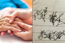 Cô gái nhờ netizen 'dịch' giúp dòng chữ cuối cùng người cha viết trước khi qua đời