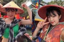 Cựu thành viên Iz*One vi vu Việt Nam, vừa đội nón vừa nhảy See Tình