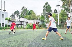 Rèn luyện thể thao trên quê hương Bác Tôn