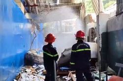 Nam công nhân tử nạn sau vụ nổ bình khí nén