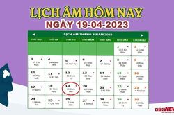 Lịch âm 19/4 – Âm lịch hôm nay 19/4 chính xác nhất - lịch vạn niên 19/4/2023