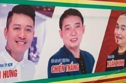 Đang ở Mỹ, Tuấn Hưng lại được quảng cáo biểu diễn tại một hội chợ ở Hải Dương