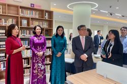 Khánh thành dự án 'Tái tạo thư viện công cộng' tại Thư viện Hà Nội
