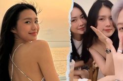 Mải đi chơi cùng Văn Hậu, Doãn Hải My bị Bảo Hân và hội bạn thân 'bỏ rơi'