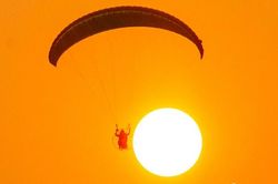 Nghệ An: Hàng nghìn người háo hức ngắm nhìn màn biểu diễn dù lượn