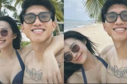 Doãn Hải My mặc đồ hở bạo, tình tứ bên Văn Hậu trong ngày đặc biệt