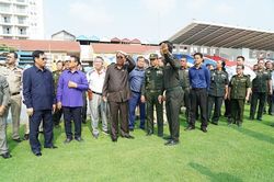 Năm sân vận động tổ chức môn bóng đá SEA Games chỉ chờ lăn bóng