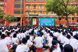 Hơn 1.500 học sinh hưởng ứng ngày Sách và Văn hóa đọc