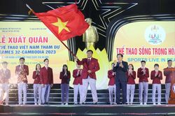 Đoàn thể thao Việt Nam xuất quân dự SEA Games 32 với 1.003 thành viên