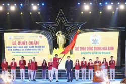 Đoàn thể thao Việt Nam xuất quân tham dự SEA Games 32