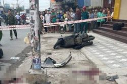 Vụ ô tô tông thẳng vào thiếu tá CSGT: Danh tính 2 người đi đường tử vong