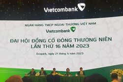 Vietcombank: Đặt mục tiêu lợi nhuận tăng tối thiểu 15%, lên gần 43 nghìn tỷ đồng trong năm nay
