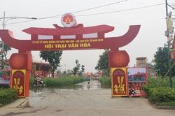 Độc đáo kiến trúc trại văn hóa ở Đền Hùng