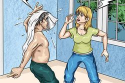 Nắng nóng làm ông chồng mất tỉnh táo trong vấn đề 'tiết kiệm điện'