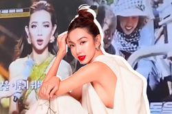 Hoa hậu Thùy Tiên lên sóng đài truyền hình Hàn Quốc, phản ứng của khán giả quốc tế gây chú ý