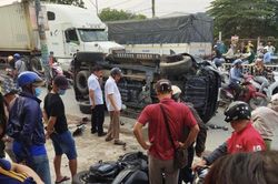 Vụ xe ô tô tông CSGT hi sinh và 2 người tử vong: Tạm giữ 2 đối tượng