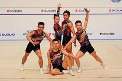 Đội tuyển Aerobic đoạt 1 HCV tại Cúp thế giới