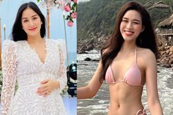 Sao Việt 23/4: Đỗ Thị Hà ngày càng gợi cảm, Khánh Thi rạng rỡ khi mang bầu lần 3