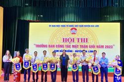 Sôi nổi hội thi Trưởng ban Công tác Mặt trận giỏi huyện Gia Lâm năm 2023