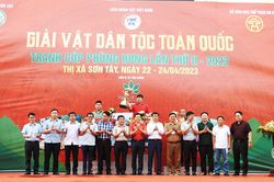 Vĩnh Phúc đứng thứ Nhất toàn đoàn Giải vật dân tộc tranh cúp Phùng Hưng