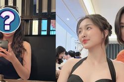 Hoa khôi bóng chuyền Kim Huệ chụp lén con gái qua cam thường, dân mạng hết lời khen 'phải đi thi hoa hậu'