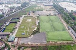 Cận cảnh dự án khu đô thị ở Hà Nội biến tướng thành sân bóng, cho thuê tùm lum