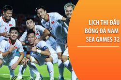 Lịch thi đấu bóng đá nam SEA Games 32