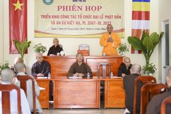 TP.HCM: Ban Trị sự Phật giáo Q.7 họp triển khai kế hoạch tổ chức Đại lễ Phật đản Phật lịch 2567