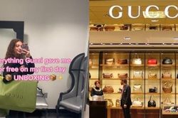 Hí hửng đăng clip 'đập hộp' quà Gucci tặng, nữ nhân viên vừa vào làm đã bị sa thải
