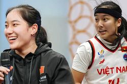 Hot girl bóng rổ: Nhan sắc cặp chị em Việt kiều là niềm hy vọng vàng SEA Games 32