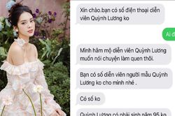 Quỳnh Lương 'kêu cứu' khi liên tục nhận tin nhắn quấy rối