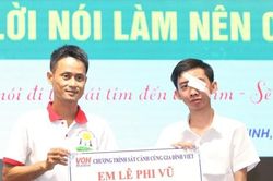 Nghĩa cử của chàng trai nghị lực