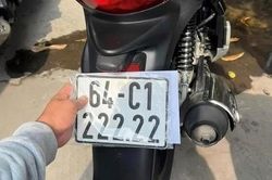 Chủ xe SH ở Vĩnh Long bấm trúng biển 'ngũ quý 2'